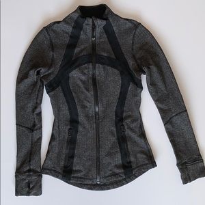 Lululemon Define Jacket Gray Black Size 4